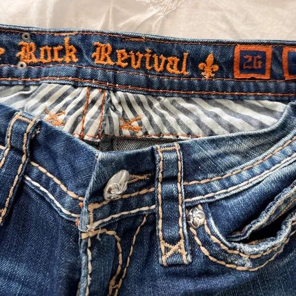 Rock Revival Anja boot cut jeans 26 Y2K - Picture 6 of 9